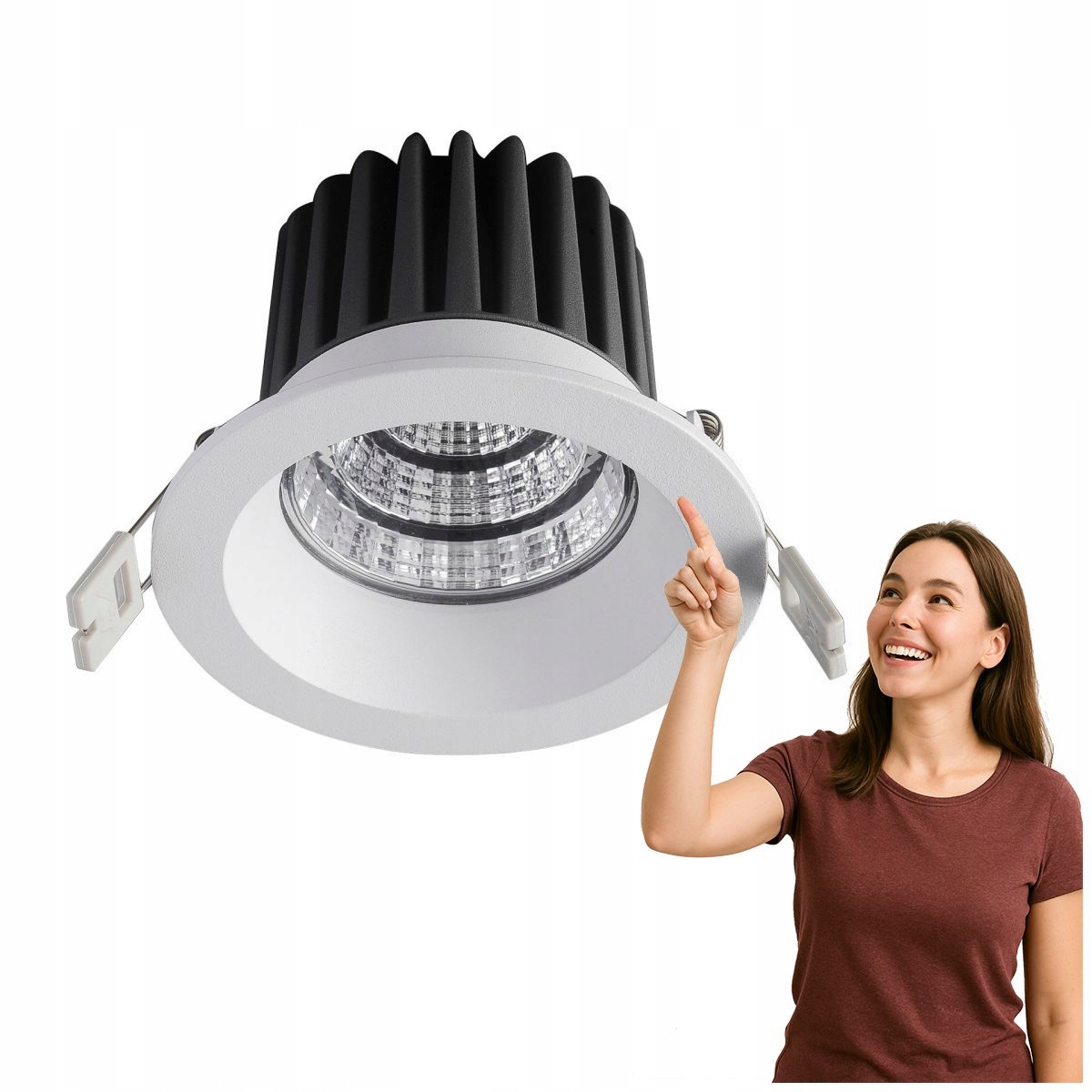 Stropní Svítidlo Tengo Bílý 24W 3000K Moderní Italux