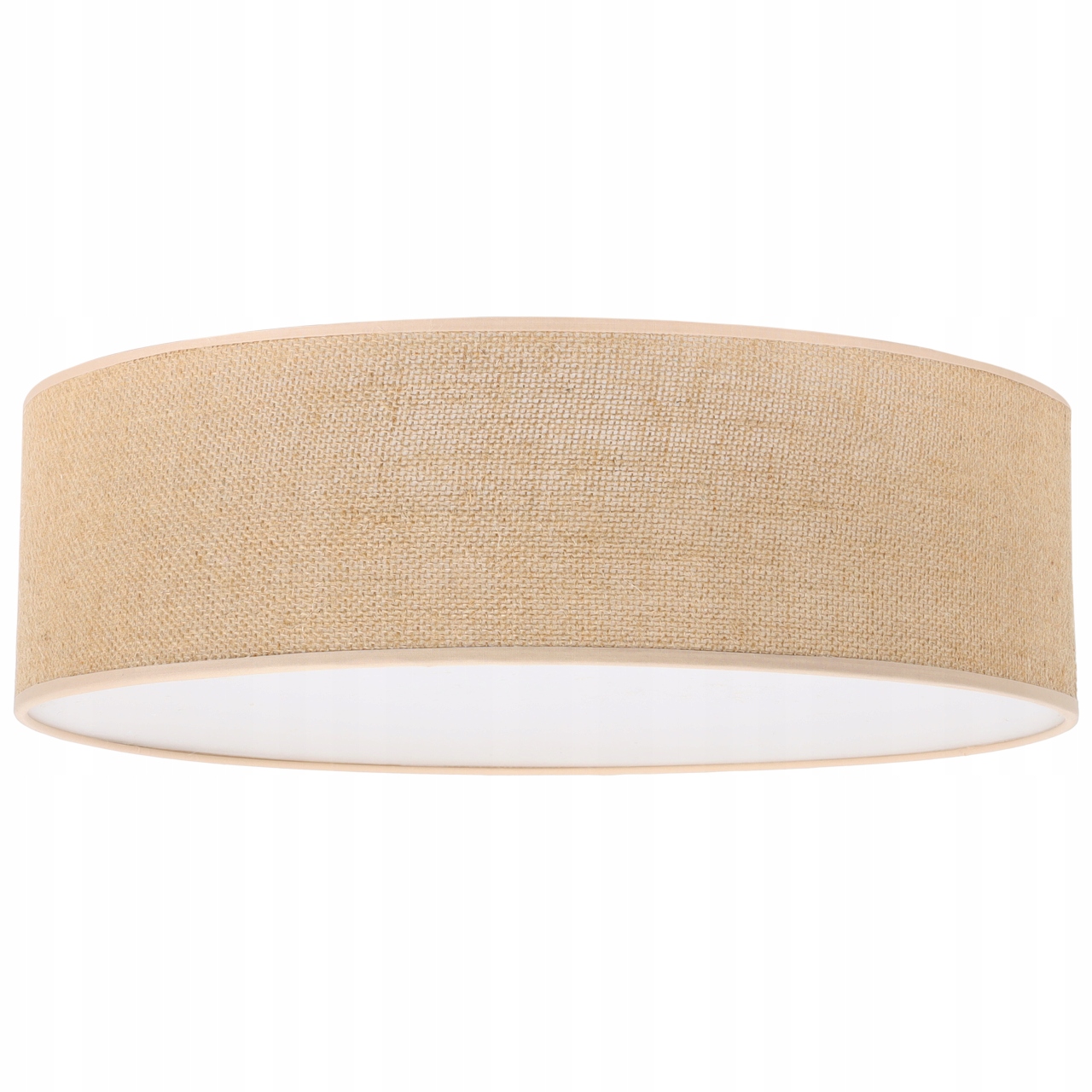 Stropná Lampa Stropné Svietidlo Veľká Tienidlo Boho Juta Béžová 50CM Do Spálne Obývačky