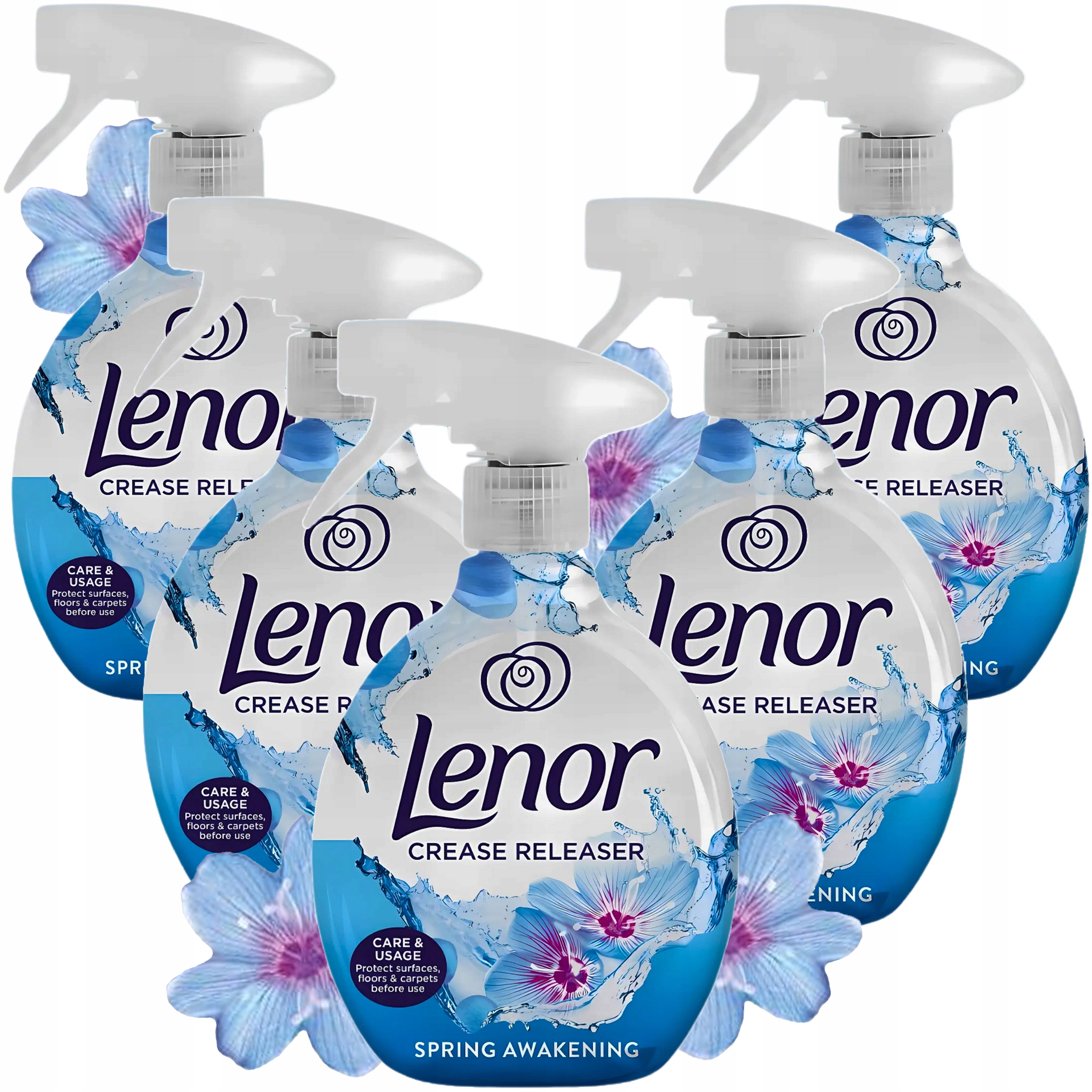 Levně 5xŽehlička ve spreji Sprej na vyhlazování tkanin Lenor Spring Awakening 500 ml
