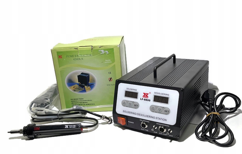 Stacja lutowniczo-rozlutownicza Xytronic LF8800 JAK NOWA