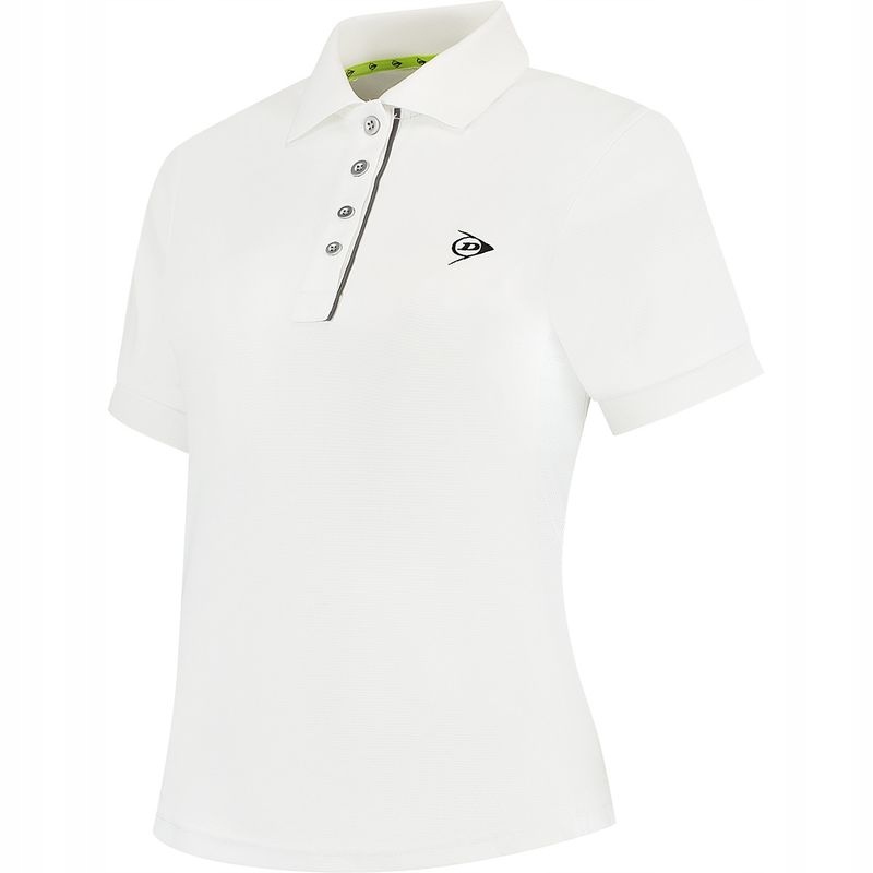 Tričko Dunlop Klub Polo Women White M