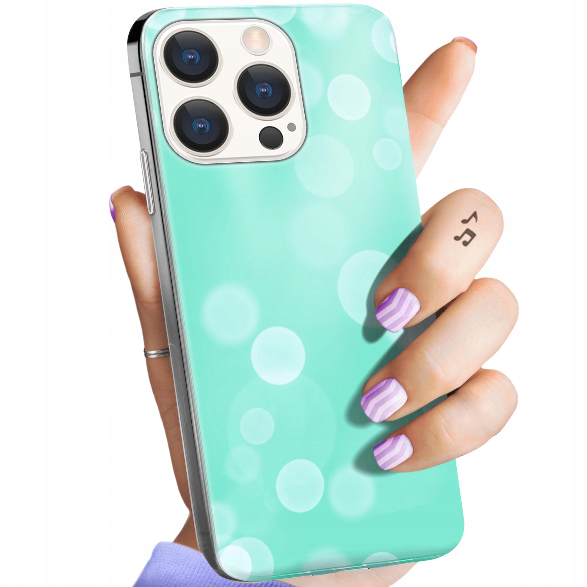 Etui Do Iphone 15 Pro Max Miętowe Mięta Mint Obudowa Pokrowiec Case