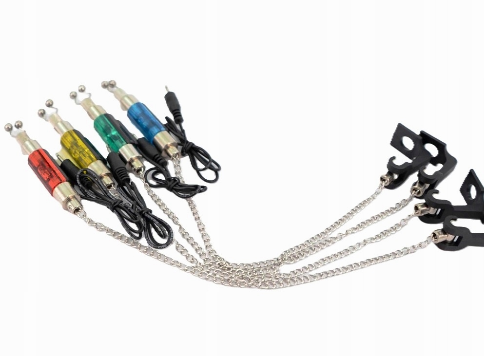 SWINGERY HANGERY ELEKTRYCZNE ELEKTRONICZNE SYGNALIZATOR DIODA LED KPL 4 szt