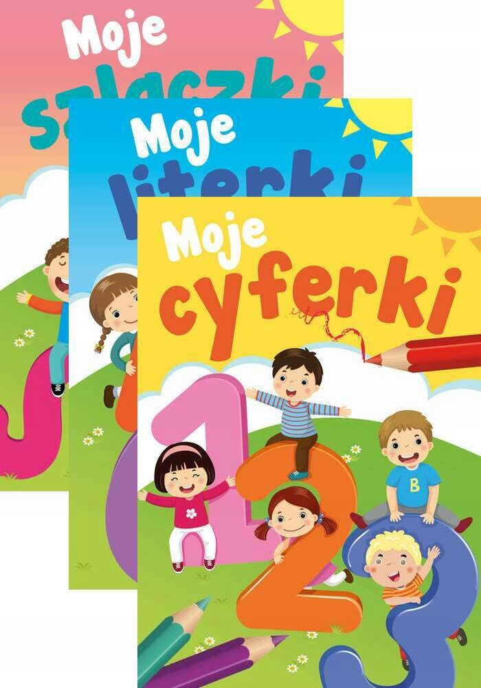 

3W1MOJE Cyferki Szlaczki Literki Nauka Pisania Pak