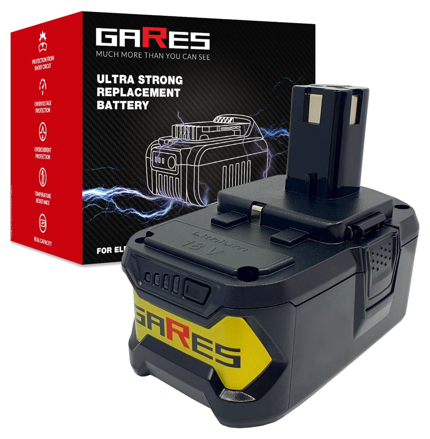 Akumulátor Gares pro Ryobi RB18L25 R18IW3 RCD1802 RBC18L15 18V 5Ah