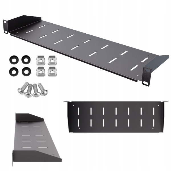 Półka RACK Stalflex czarna 19