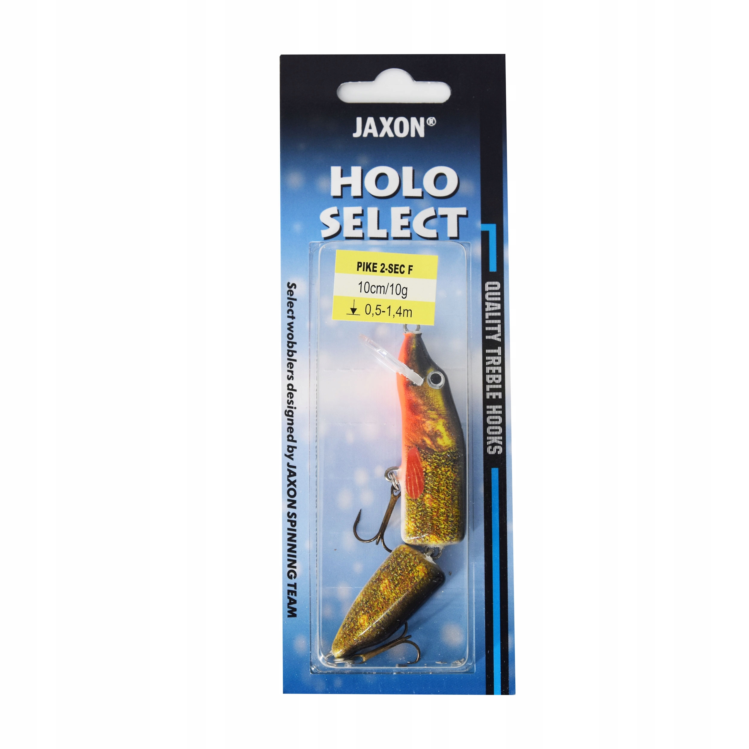 Wobler szczupak pływający Jaxon Holo Select Pike 2-Sec 10cm 10g kol.BM 1szt
