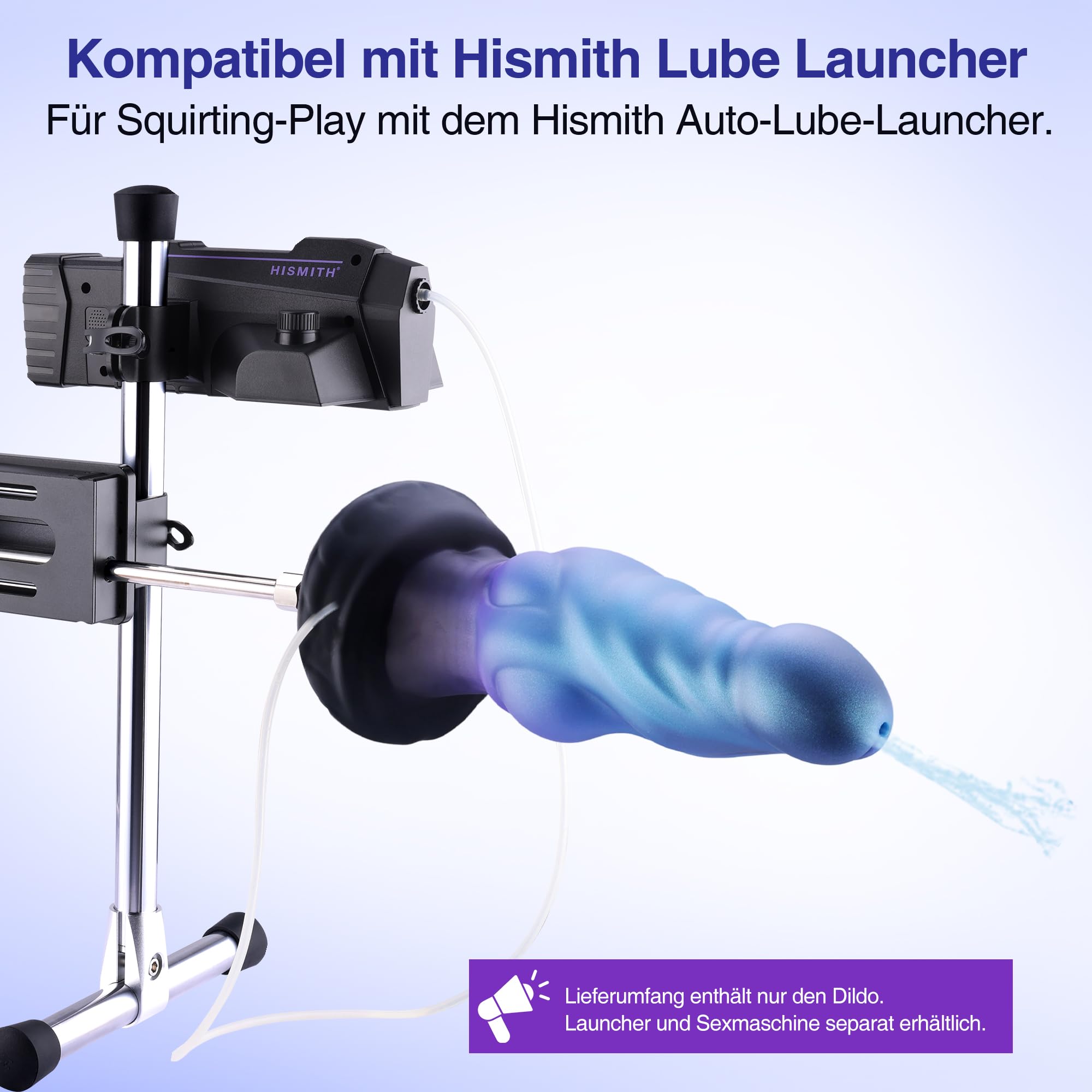 HISMITH Dildo Silikonowe 25 cm Fantasy Dildo Dla Dorosłych — miniatura 5