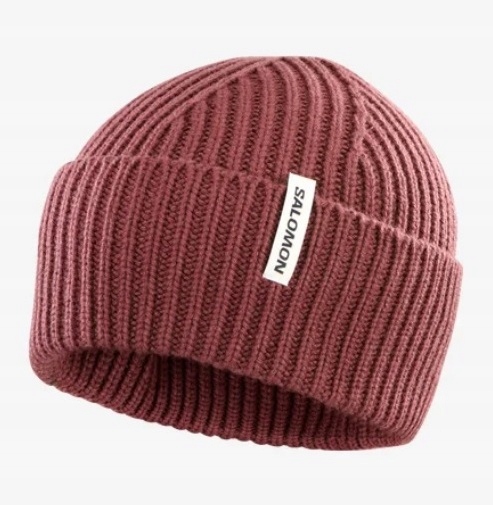 Czapka Salomon Snowbird Beanie Rum Raisin