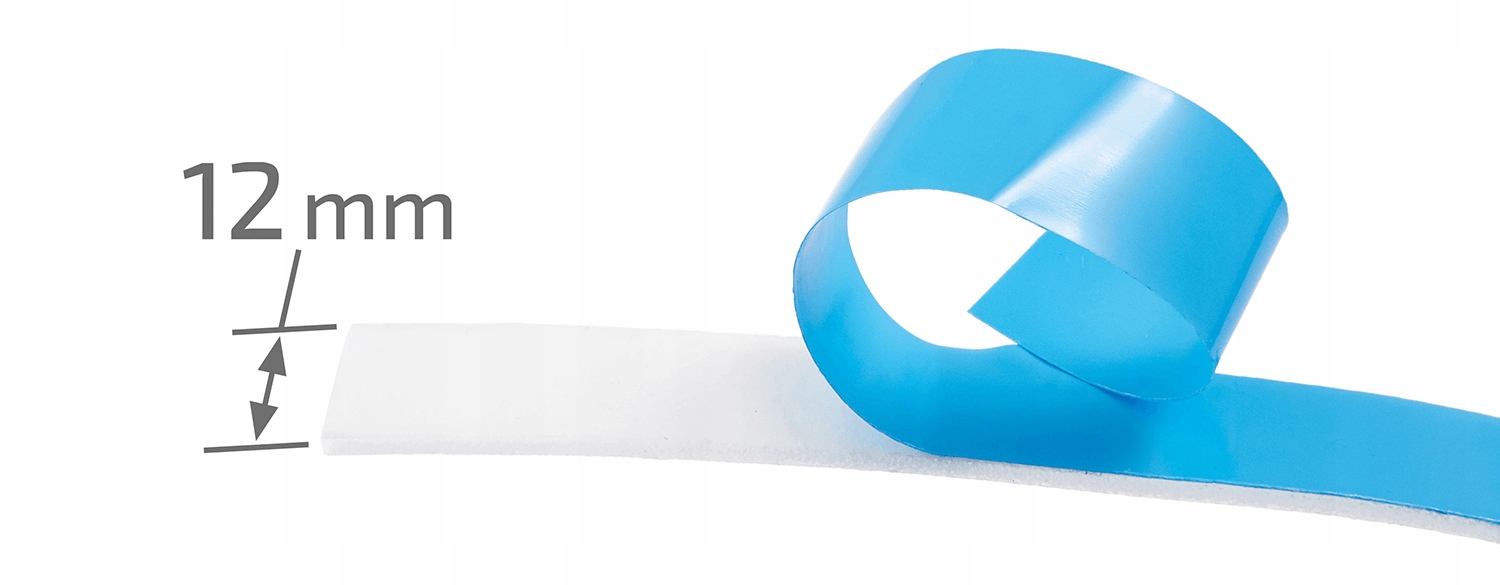 TAŚMA MONTAŻOWA DWUSTRONNA PIANKOWA 12MMX25MB BIAŁA EAN (GTIN) 5905935410915