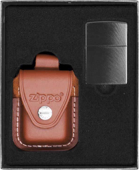 Zestaw Zippo Zapalniczka Reg Chrome Arch prezentowy*nr2