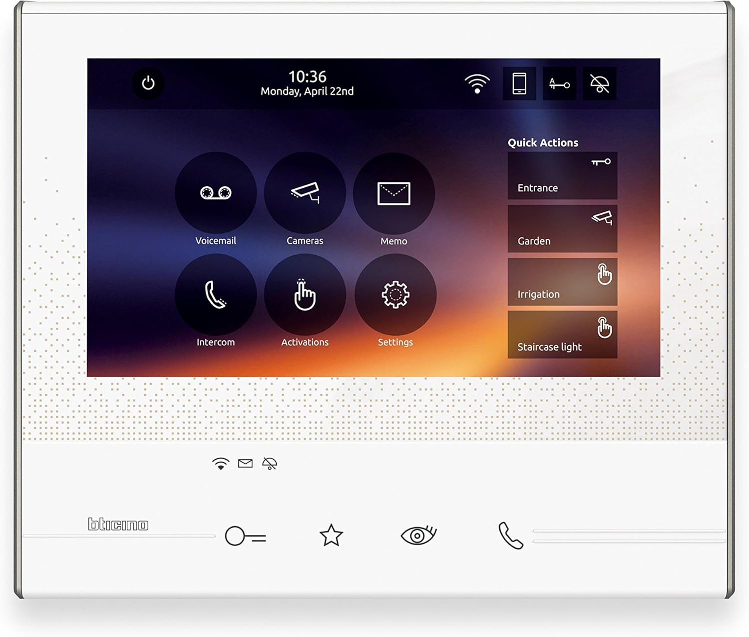 Videovrátnik 7 palcov Classe 300X13E Smart s wi-fi biely Legrand 344642