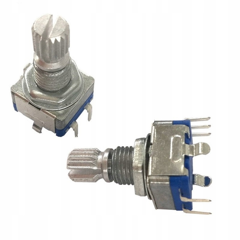 

Enkoder 20 Imp.z Przyciskiem EC11 Pion L-6mm