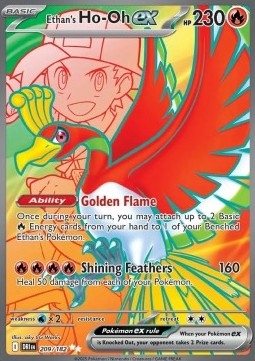 Pokemon Tcg Ognisty Ethan's Ho-Oh ex (dri 209)