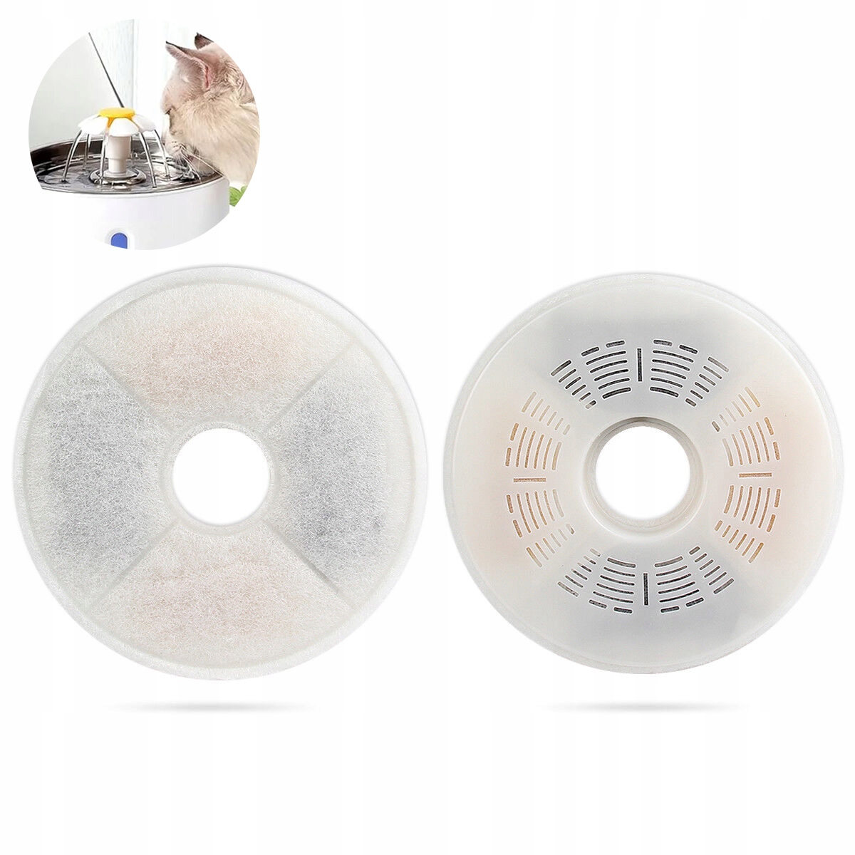 6 x Filtr vody pro napáječku zvířat, napáječka pro kočku a psa do fontány Catit