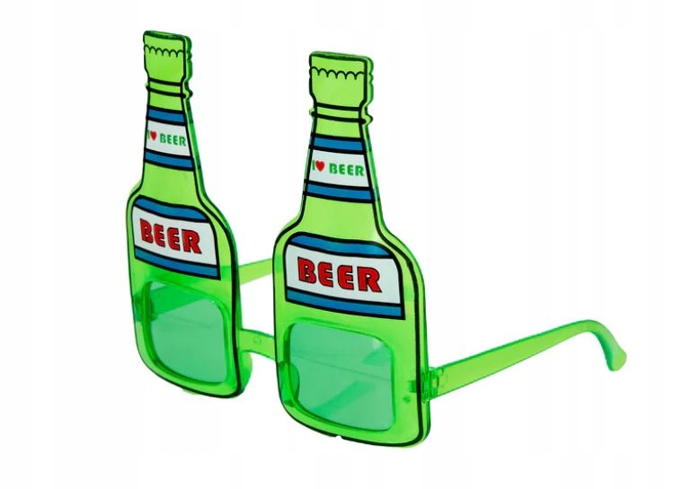 ŚMIESZNE OKULARY imprezowe BUTELKA party event urodziny sylwester karnawał EAN (GTIN) 5904610143360