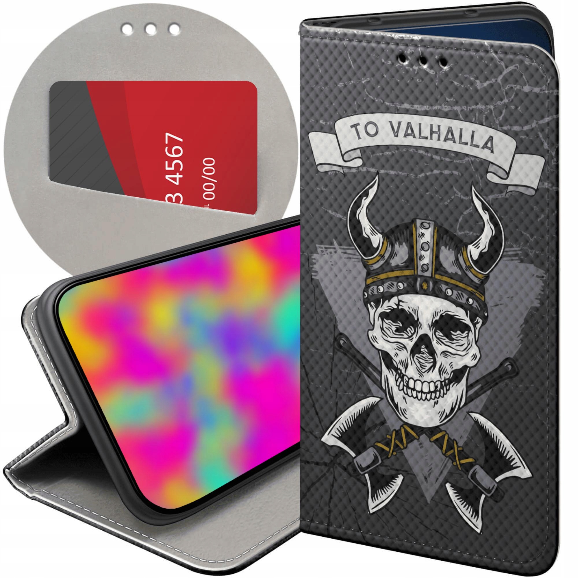 Etui Z Klapką Do Samsung Galaxy S24 Fe Wikingowie Viking Runy Odyn