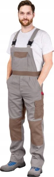 Spodnie robocze ogrodniczki męskie bawełniane r.48
