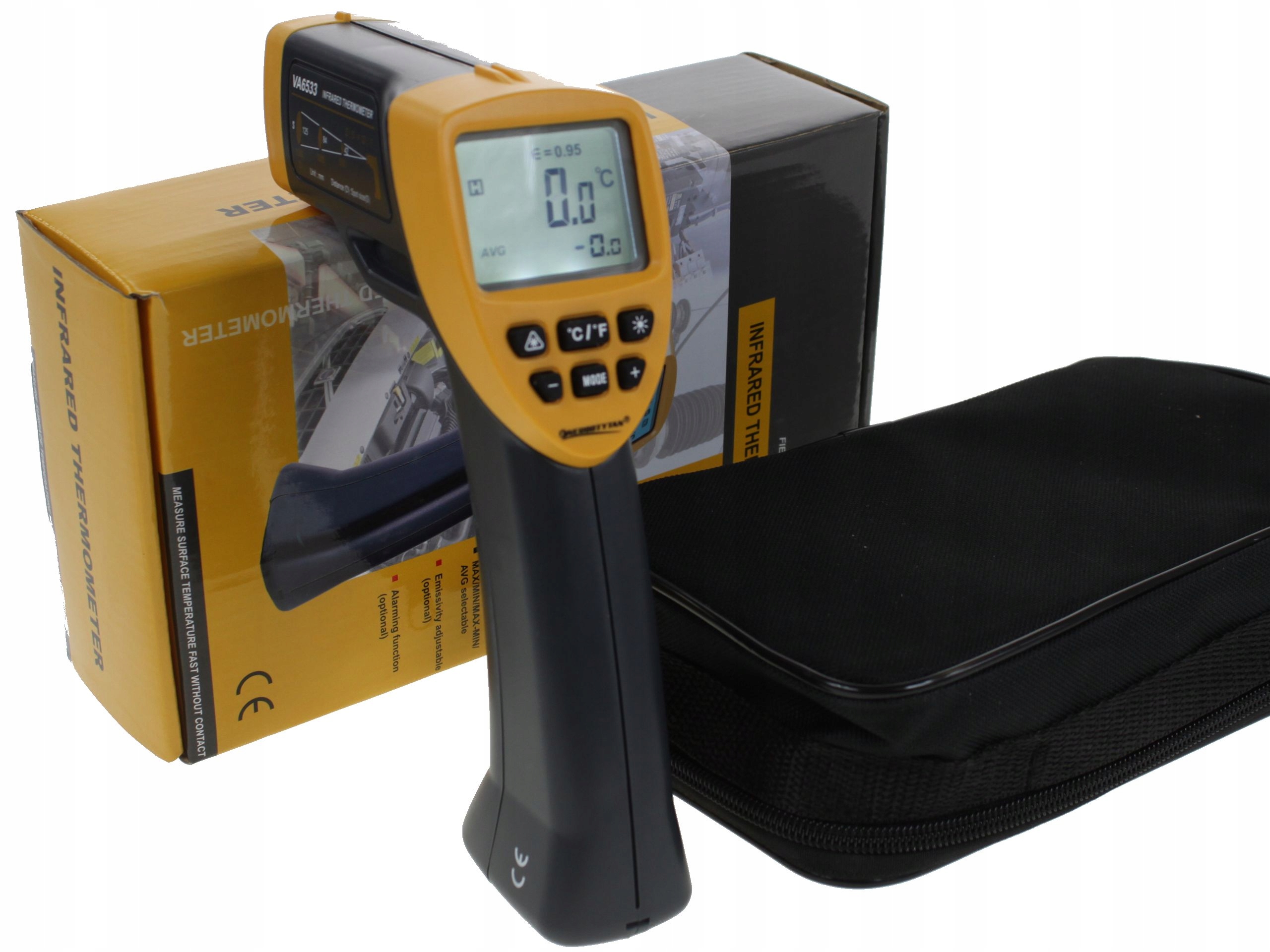 Elektronický Pyrometr rozsah -50C +270C VA6533