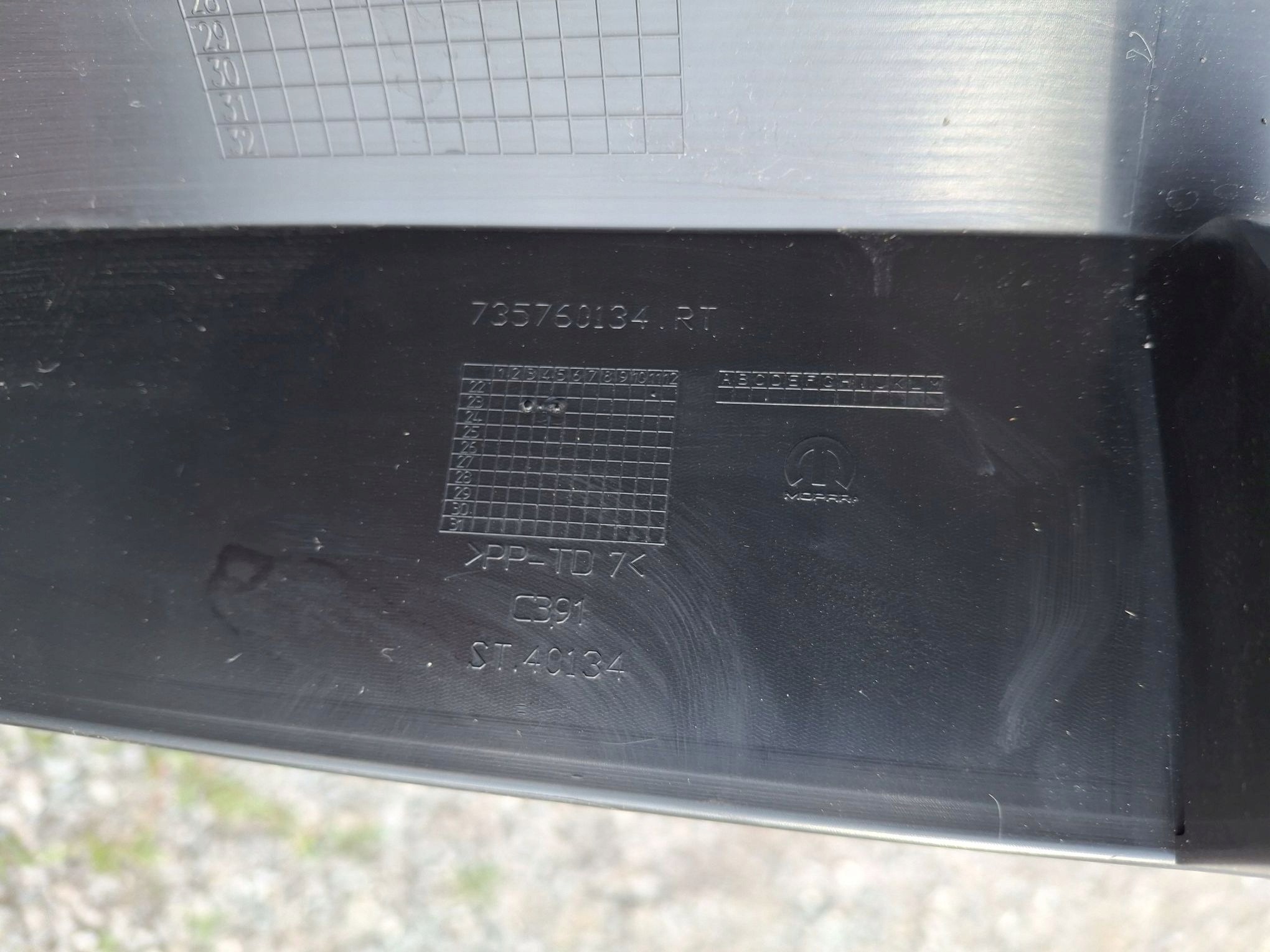 moulding threshold threshold right FIAT 600 2023R->