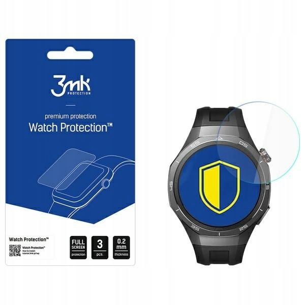 Szkło hybrydowe 3MK FlexibleGlass Watch do Huawei Watch GT5 Pro 46mm