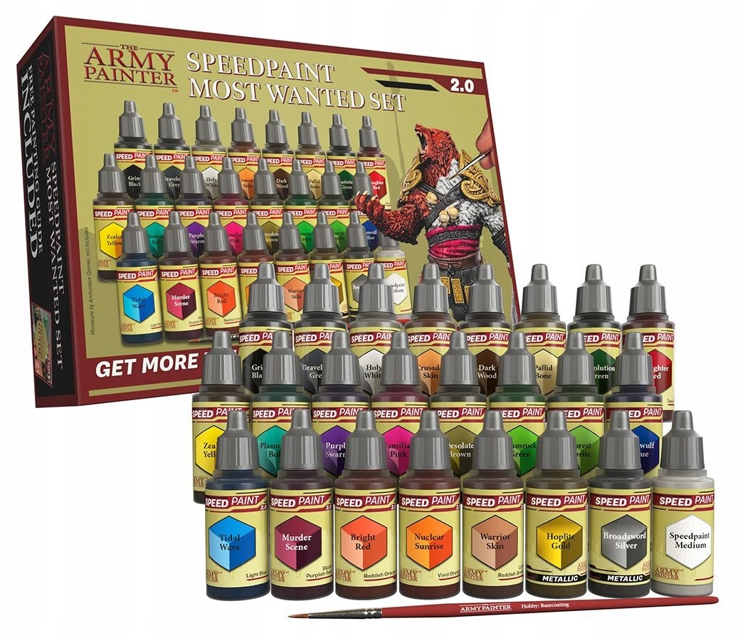 ZESTAW FARBEK THE ARMY PAINTER: SPEEDPAINT MOST WANTED 2.0