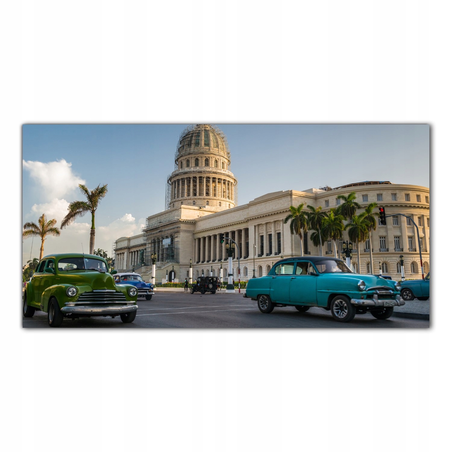 

Hartowany Obraz Szklany Miasto Auto Hawana 140x70