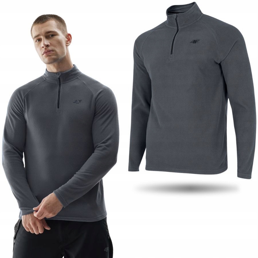 POLAR MĘSKI 4F BLUZA POLAROWA DRESOWA SPORTOWA NA CO DZIEŃ
