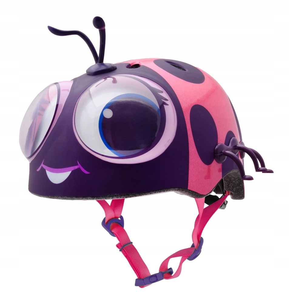 Kask dziecięcy junior Raskullz Googly Lady Bug pink Xs Toodler Fs 3+ 48-52c