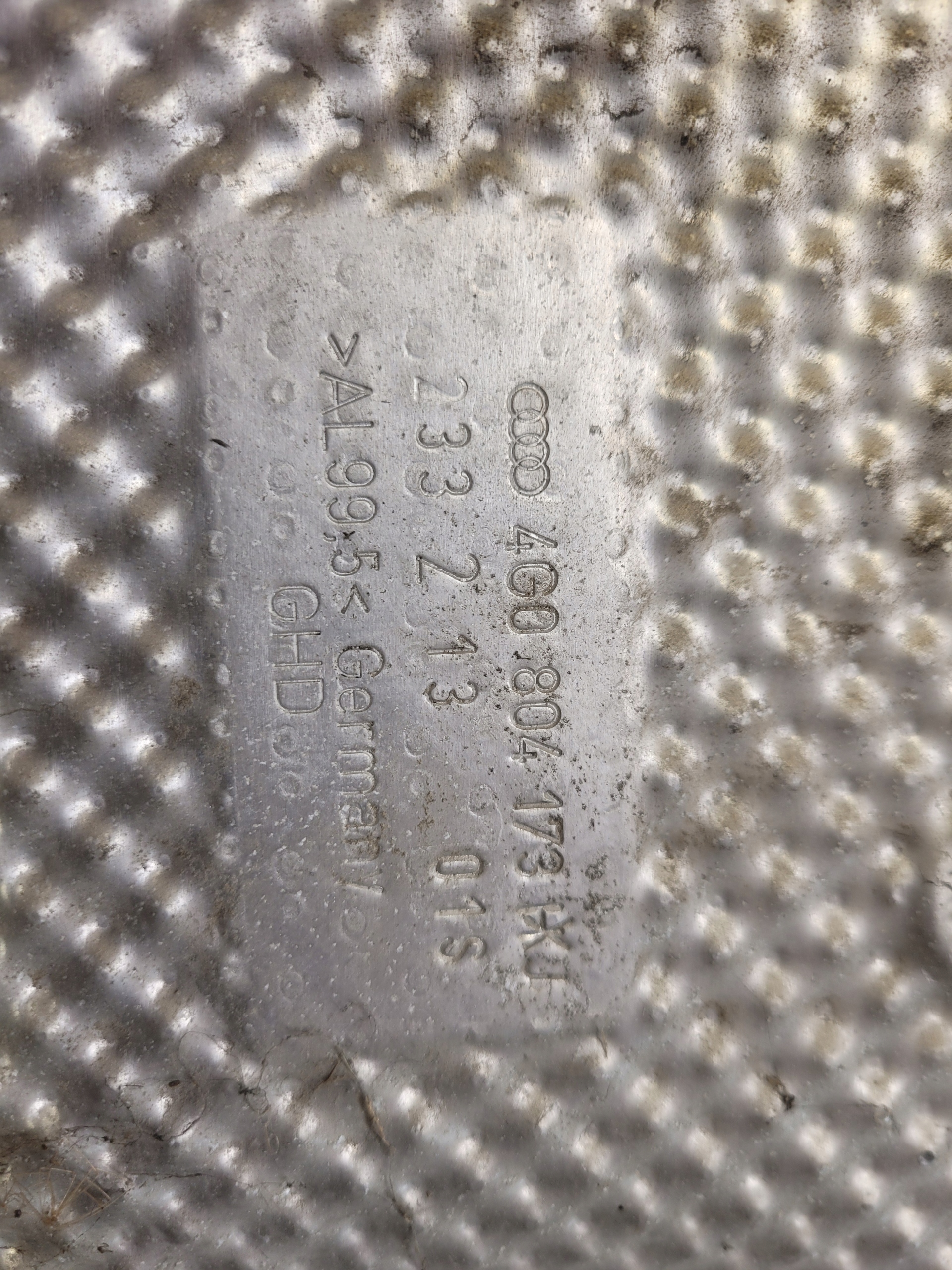 Blende Abdeckung TERMICZNA AUDI A6 C7 4G0804173J