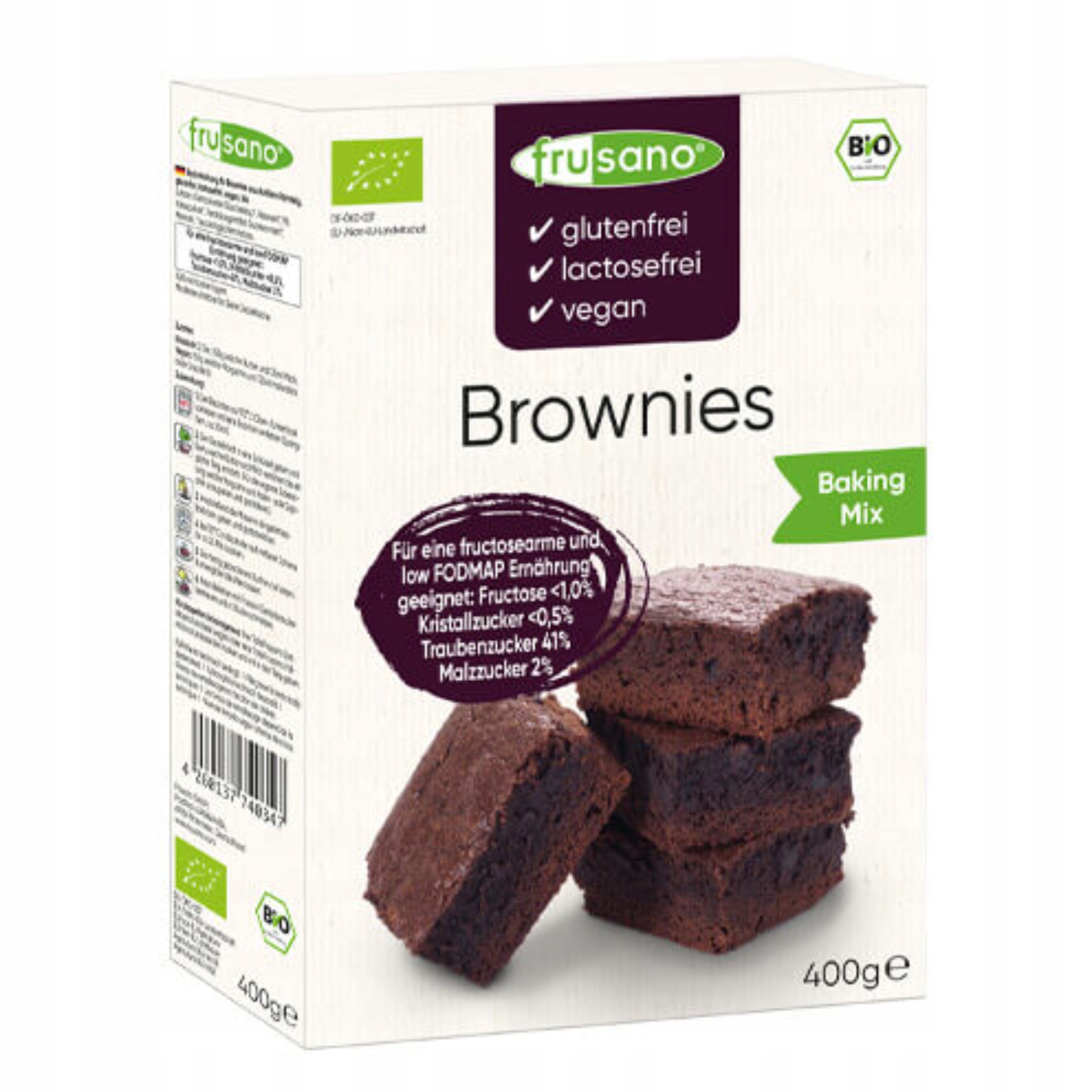 Brownie – mieszanka do pieczenia BIO (low FODMAP)