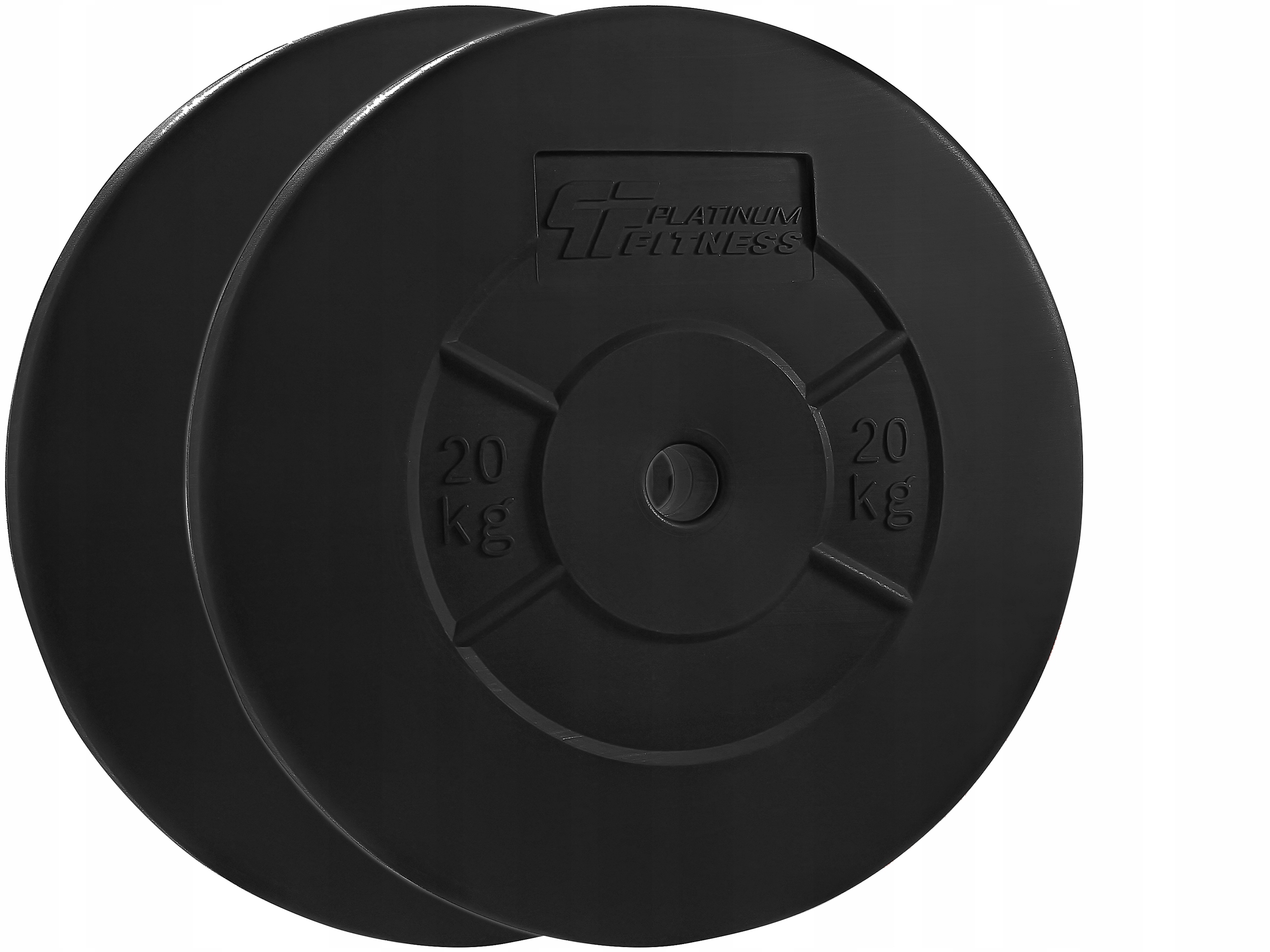 Platinum Fitness Zestaw Obciążenia 40KG Obciążenie Bitumiczne Bitumiki 29MM