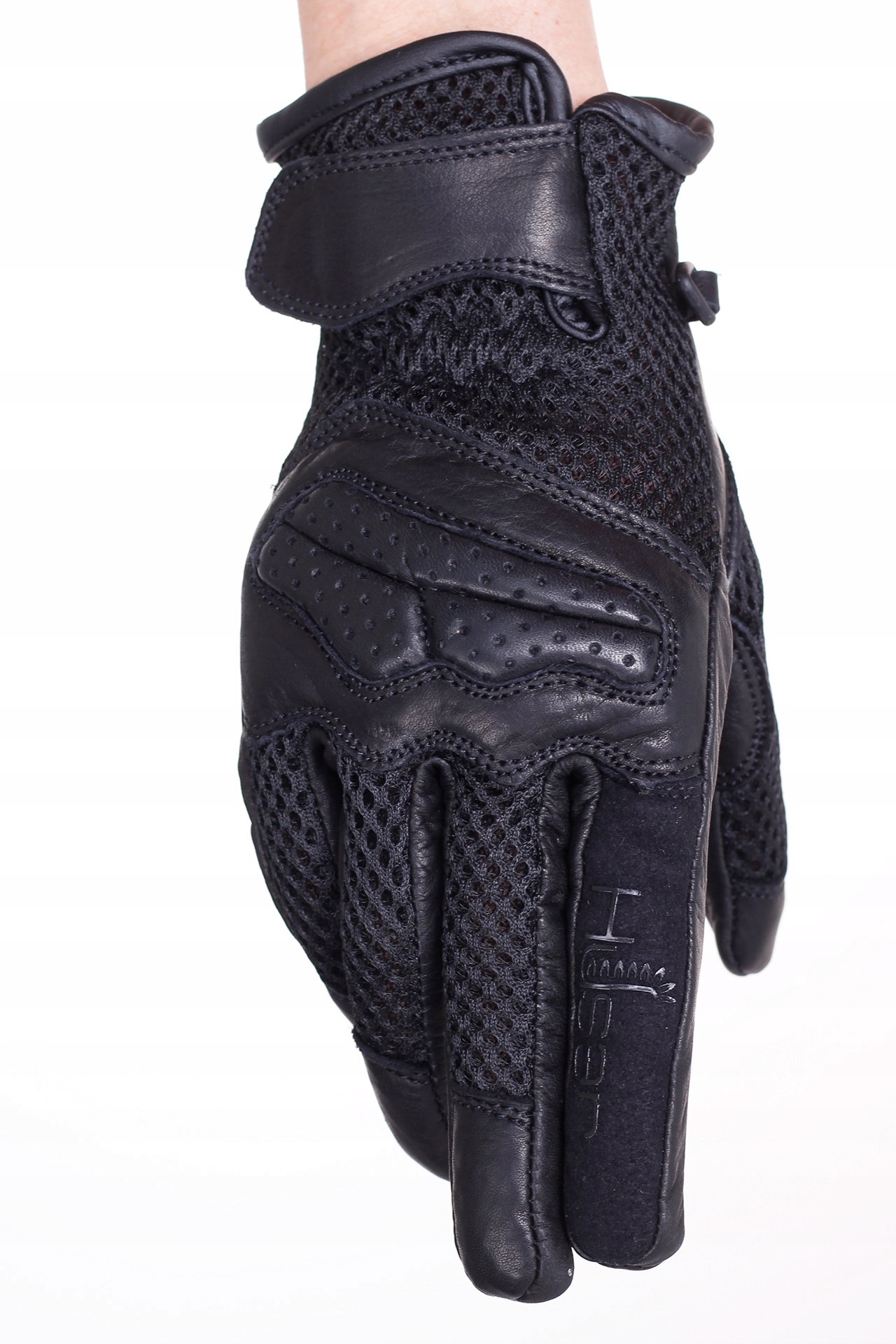 RĘKAWICE MOTOCYKLOWE DAMSKIE HUSAR LADY AIR czarne Model Lady Air