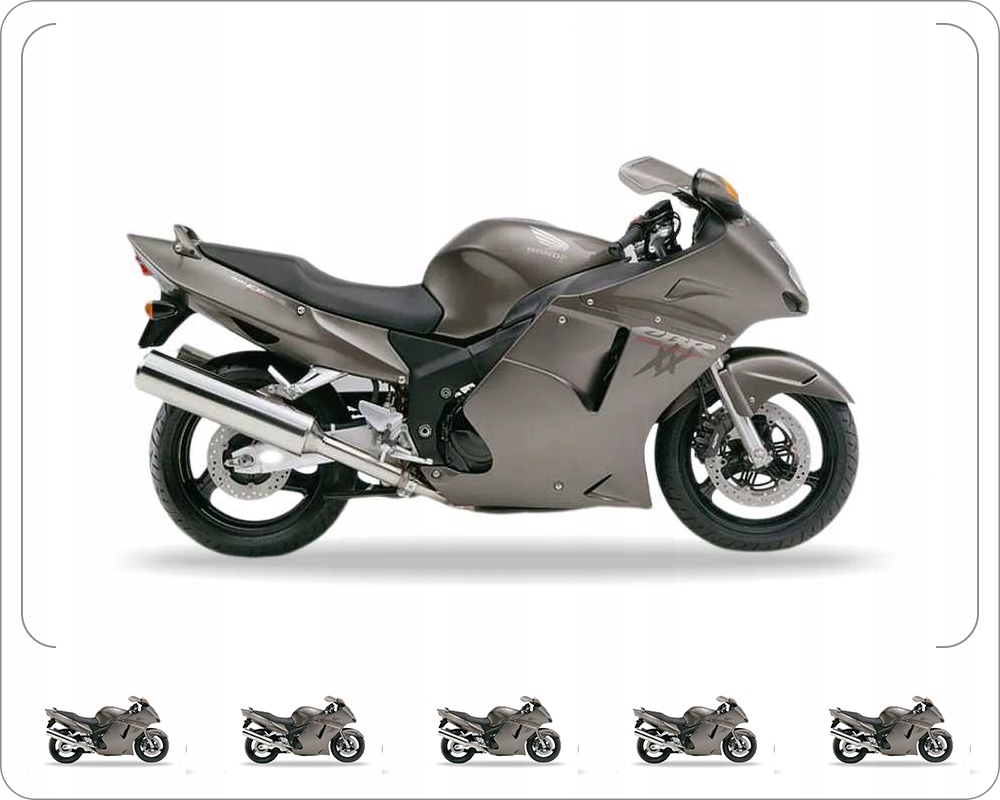 Samolepky Juula Pro Honda Cbr 1100 XX 1997-1998 Titanové