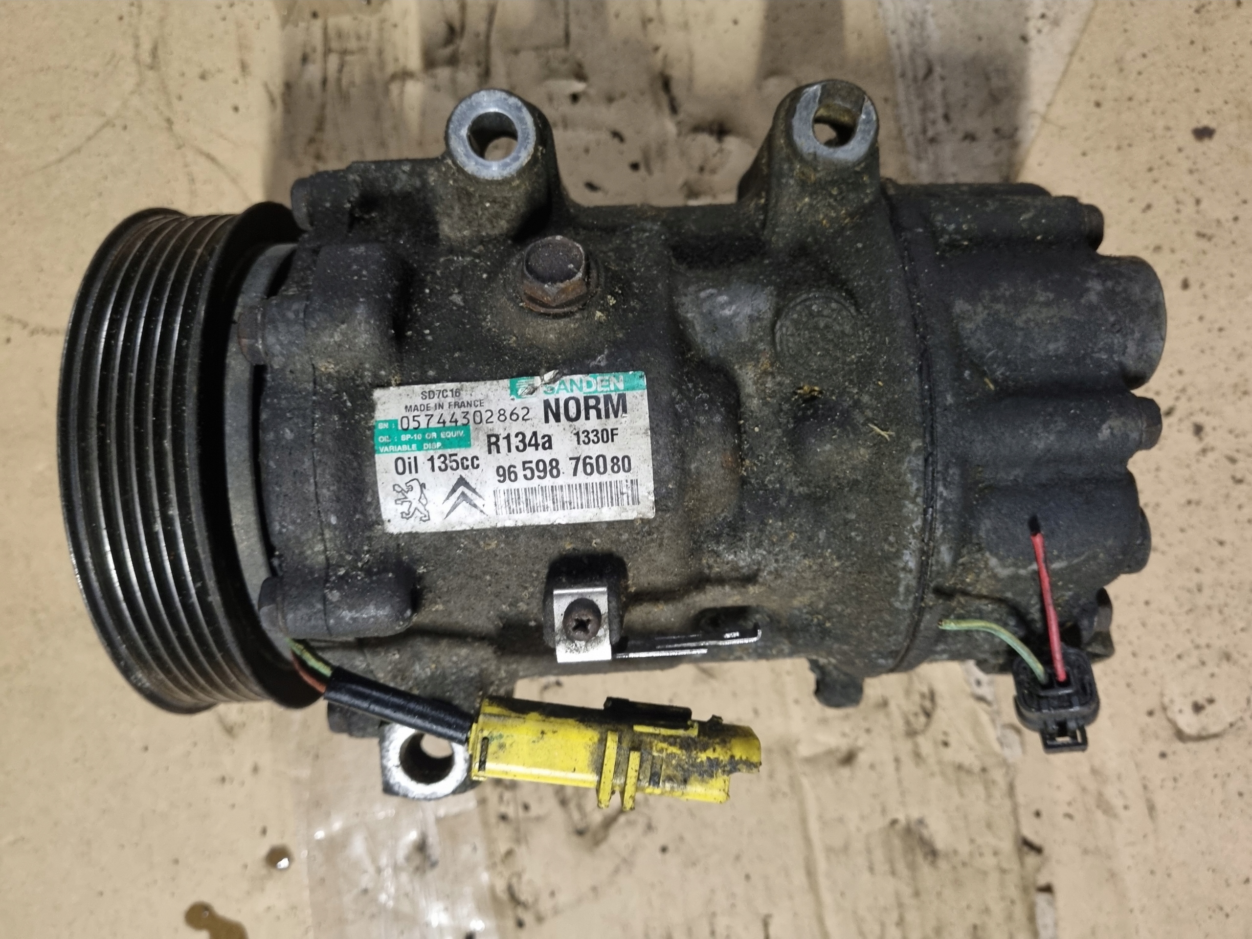 SPRĘŻARKA KLIMATYZACJI CITROEN C4 PICASSO 2.0 HDI