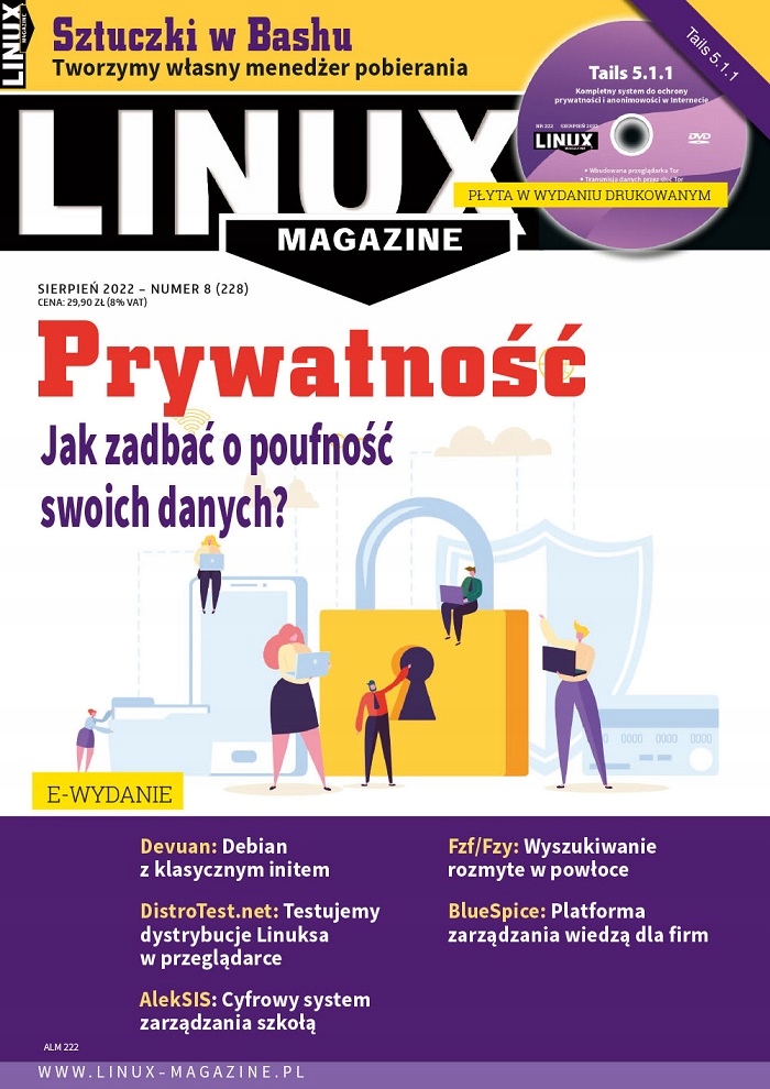 e-wydanie LinuxMagazine 8(222)2022 Prywatność