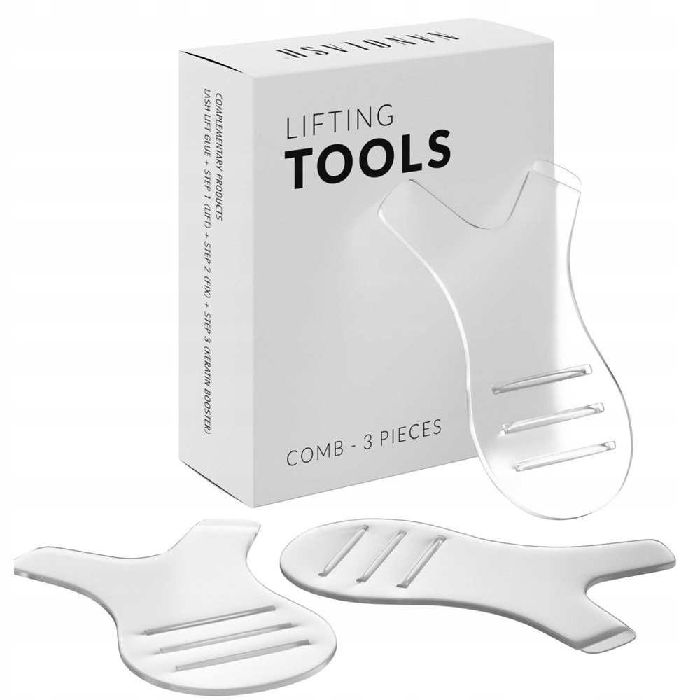 NANOLASH Lifting grzebyki do liftingu rzęs w kształcie litery Y 3szt.