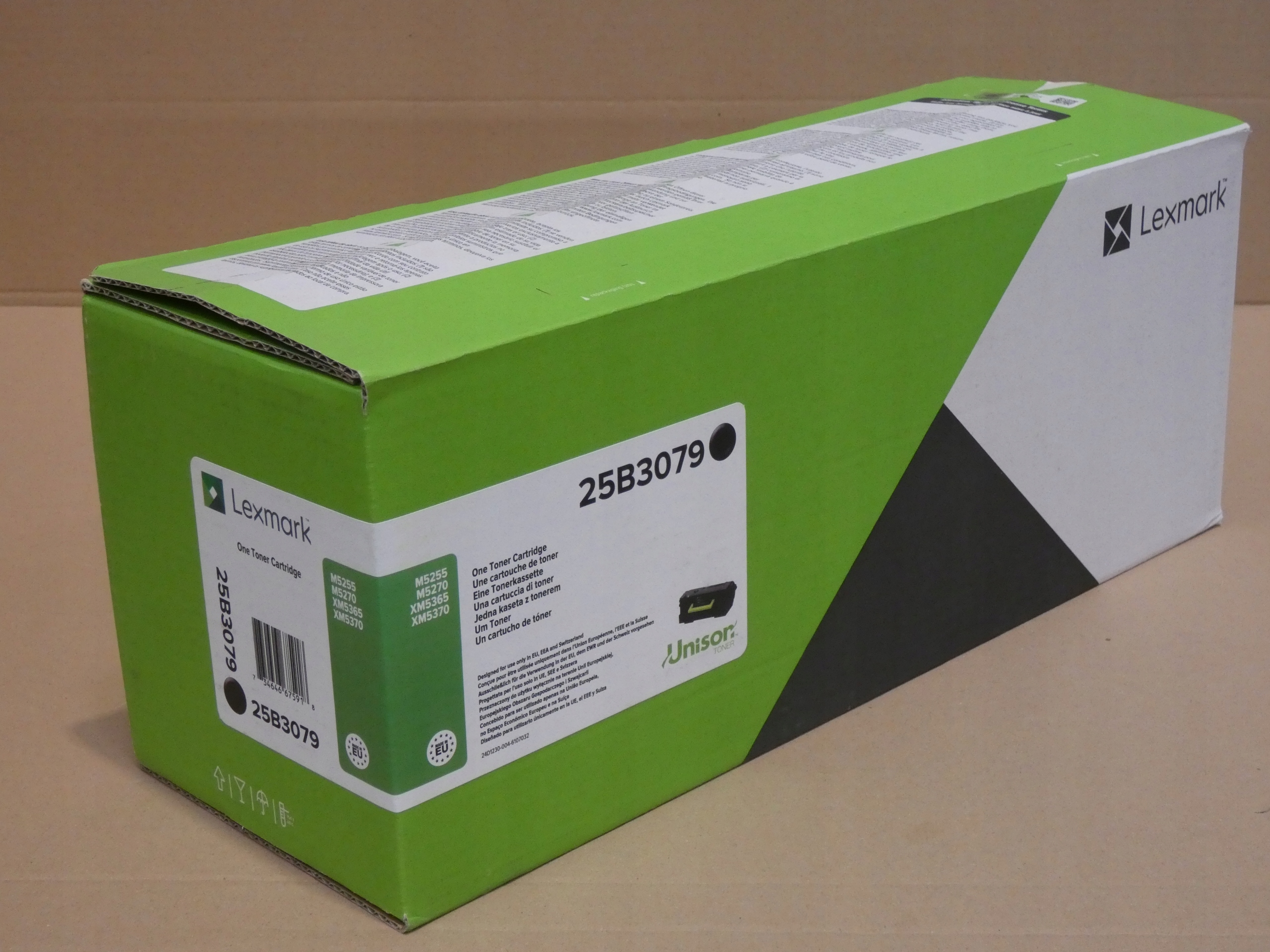25B3079 Lexmark 25B3079 Toner Lexmark černý M5