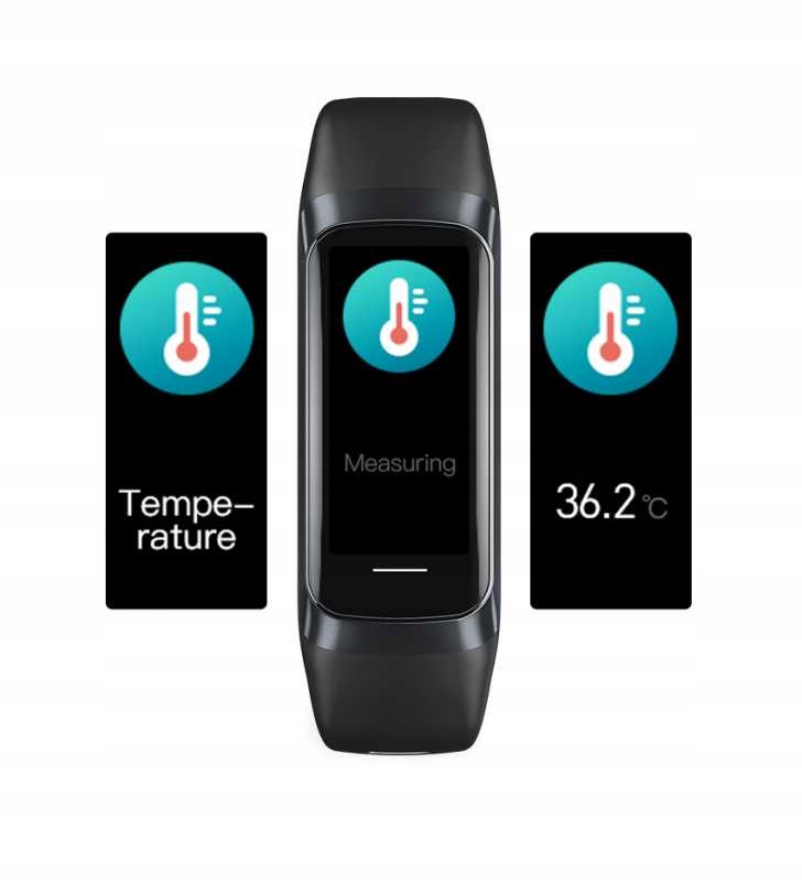 SMARTWATCH ZEGAREK PULS DAMSKI FIT AMOLED #2PASKI Komunikacja Bluetooth