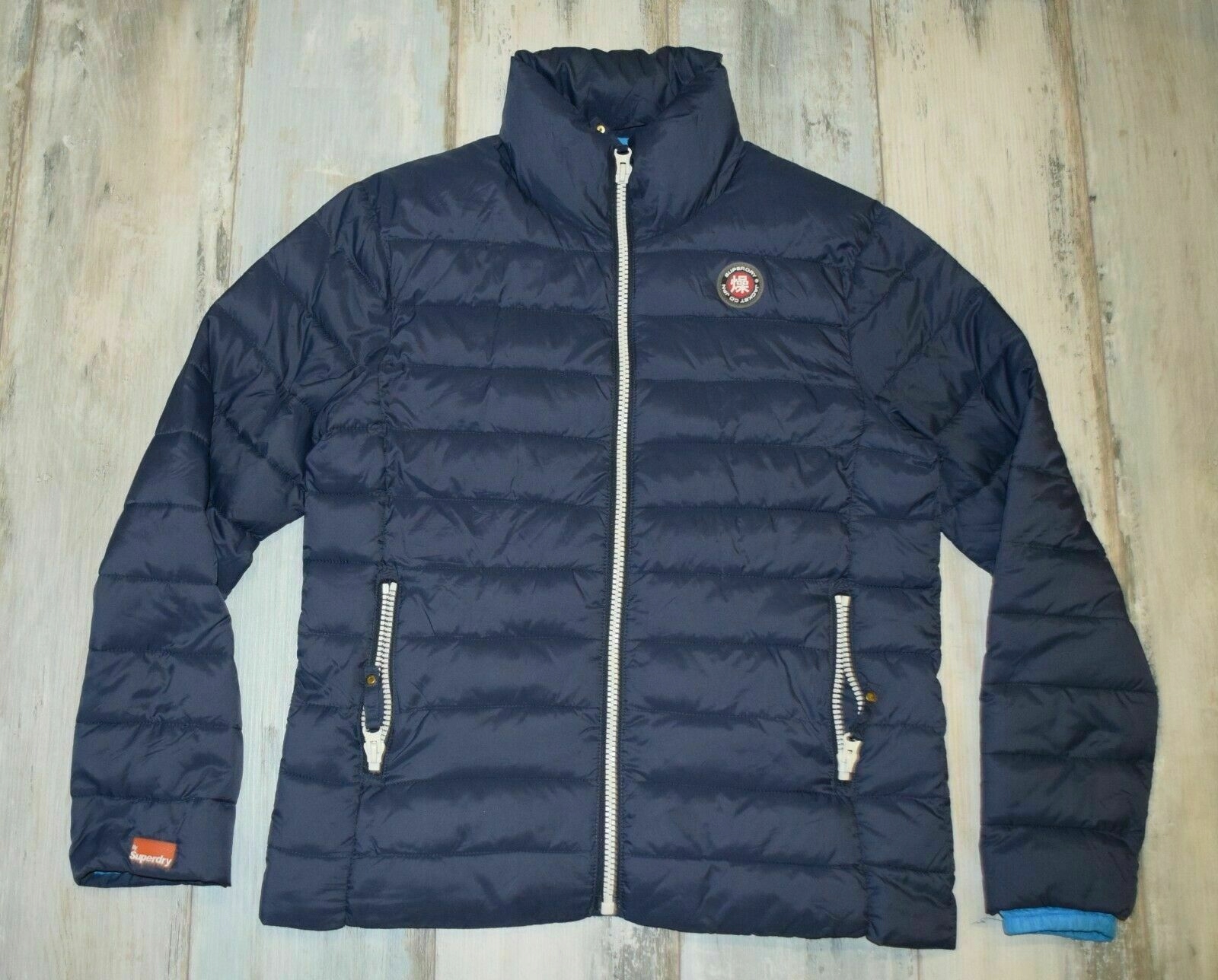 SUPERDRY JAPAN MEN'S NAVY BLUE QUILTED JACKET XL 12752079355 Allegro.pl