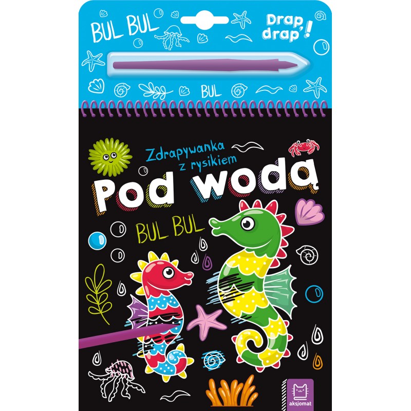 

Pod wodą Zdrapywanka z rysikiem Wydrapywanka