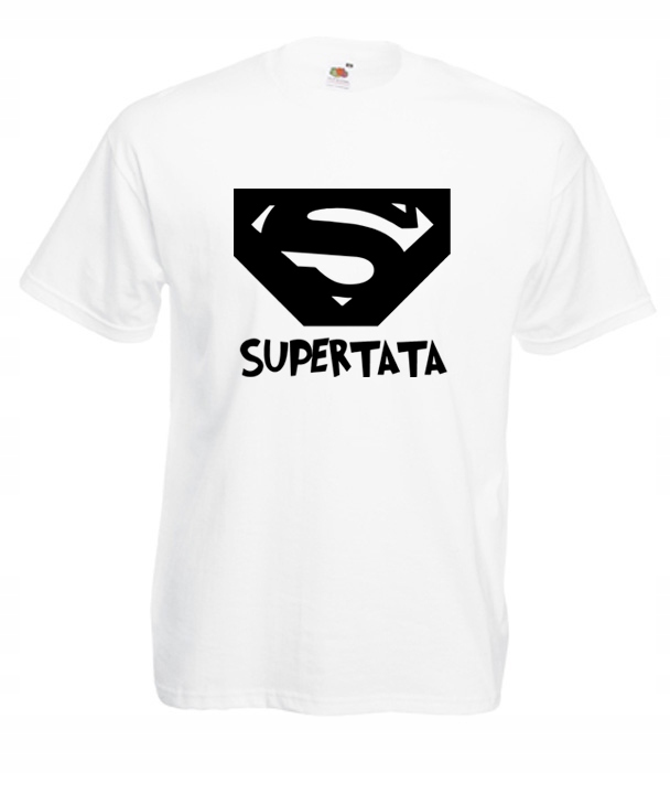 

S Koszulka Męska Dzień Ojca Super Tata Dla Taty