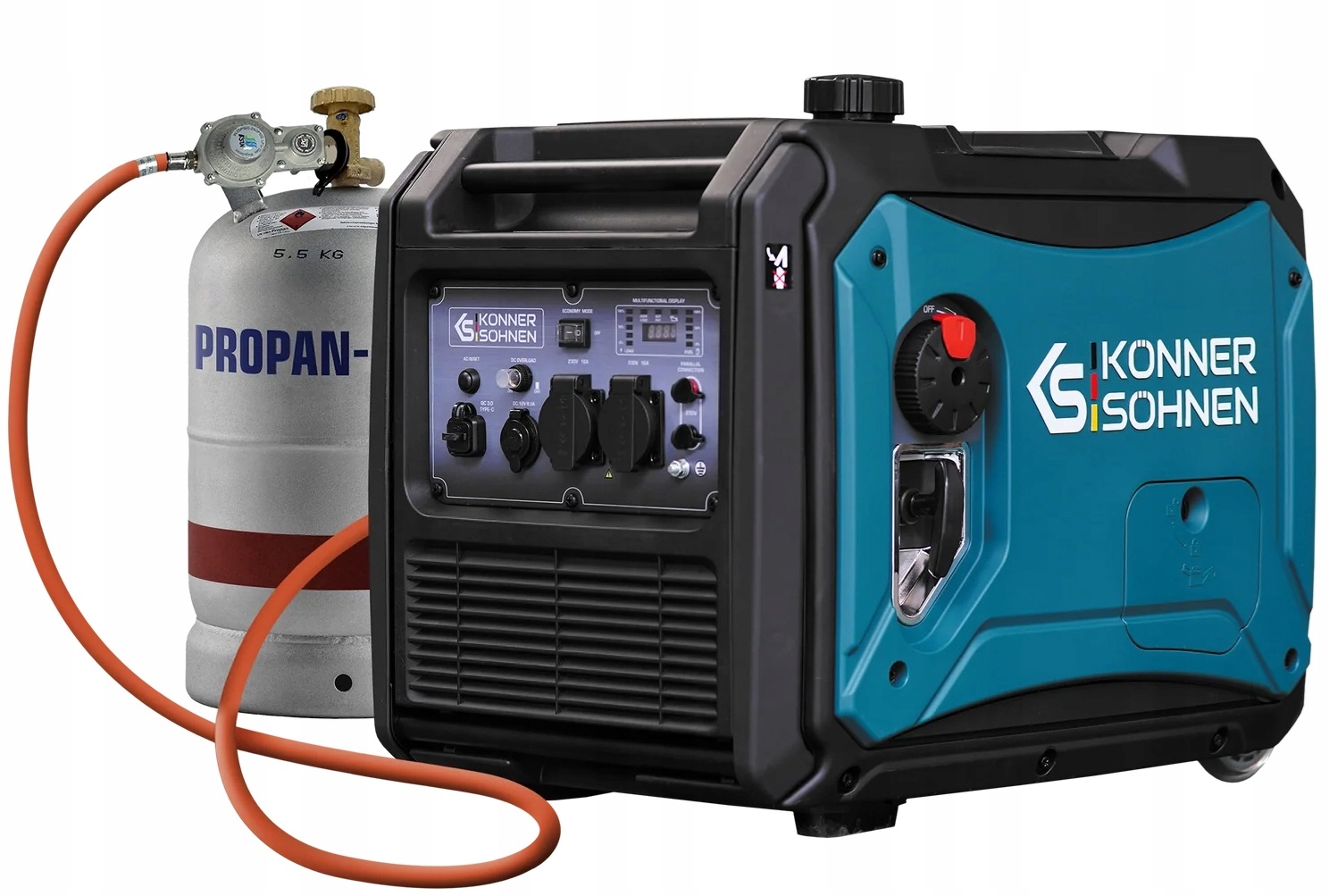 Agregat prądotwórczy Inwerterowy LPG/benzyna Ks 4000iEG S Könner & Söhnen