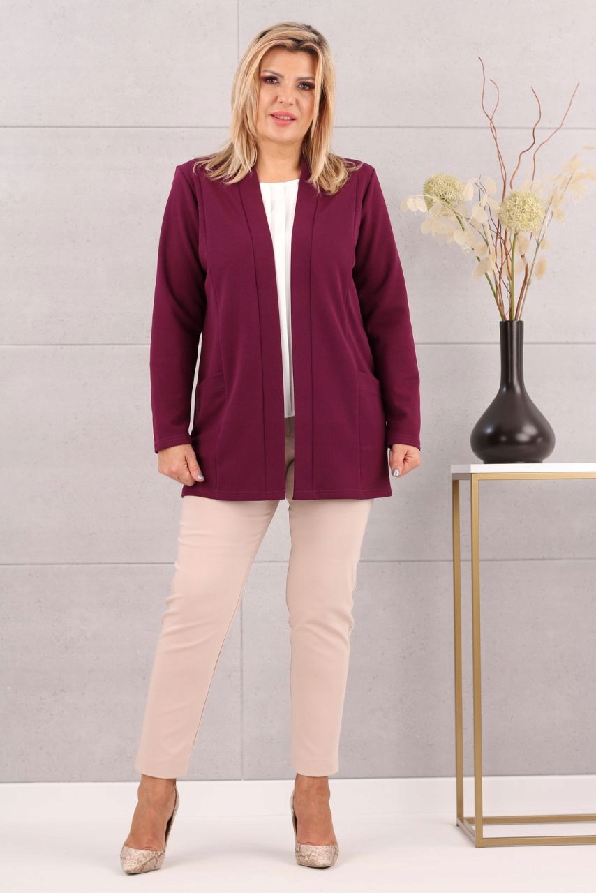 GŁADKA NARZUTKA ELEGANCKA LUŹNA POLSKI PRODUCENT DUŻE ROZMIARY Płeć kobieta