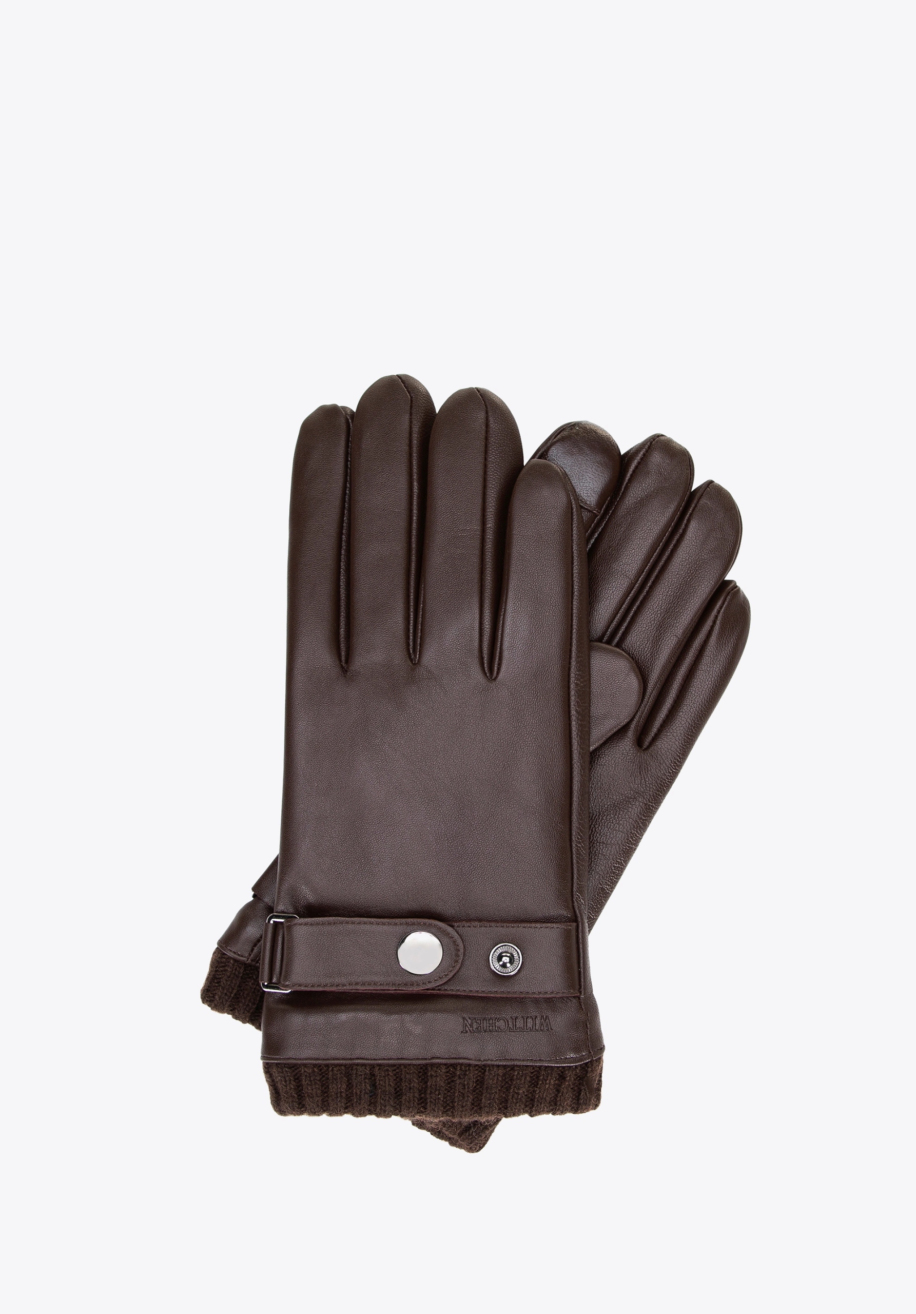 Pánské zateplené rukavice Wittchen 39-6A-045-4 pro dotykové displeje – S,