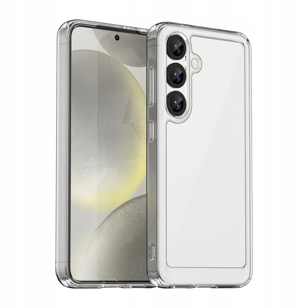 Etui z żelową ramką na Xiaomi Poco F7 Pro Outer Space Case przezroczyste