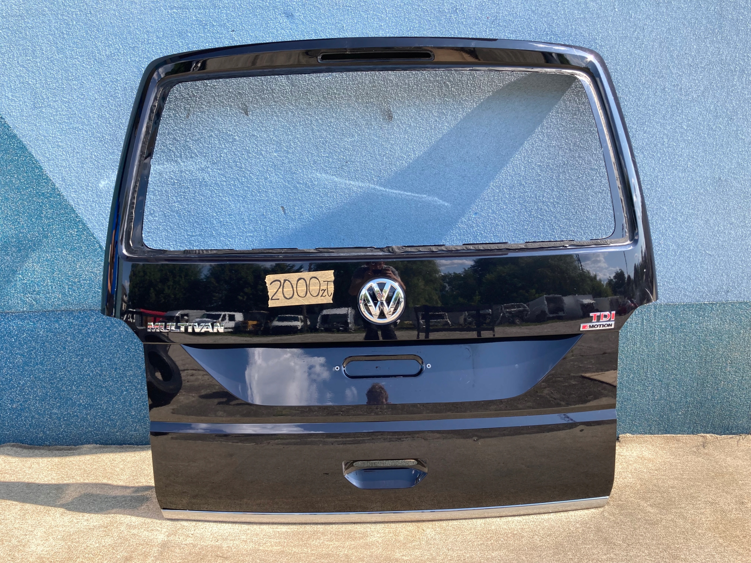 VW T6 TRANSPORTER MULTIVAN boot doors black