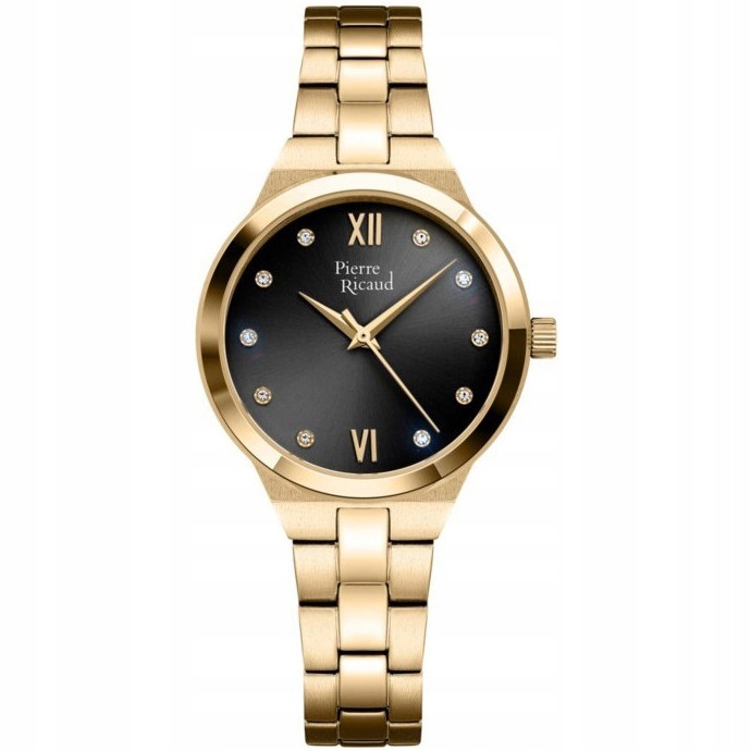 Dámské hodinky Pierre Ricaud P22065.1184Q Zirkony zlaté
