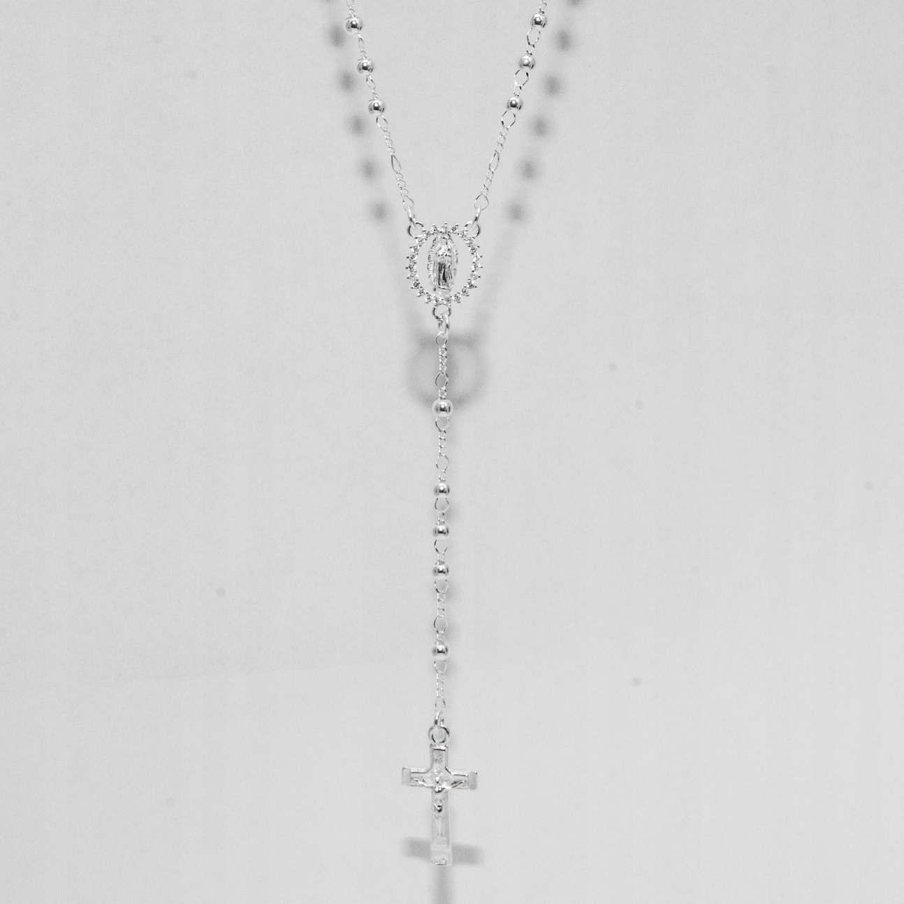 Stříbrný růženec stříbro 925 stříbrné korálky svaté přijímání křest