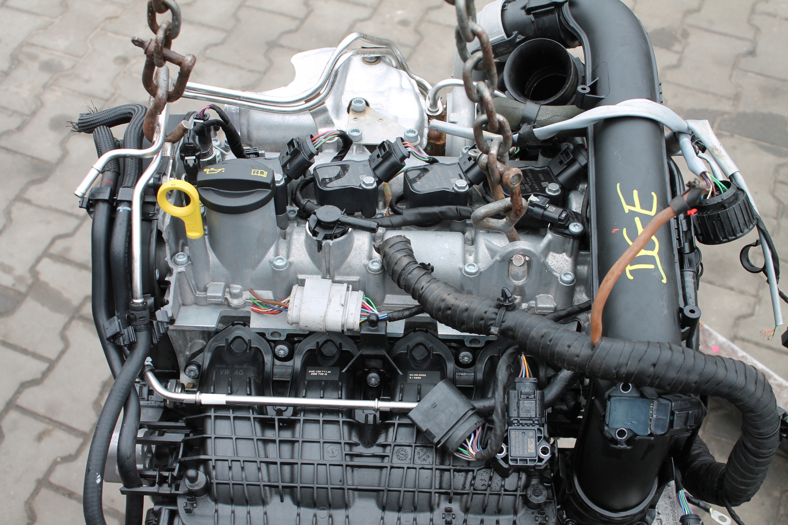 engine complete VW AUDI 1,4 TSI DGE 4 TYSKM